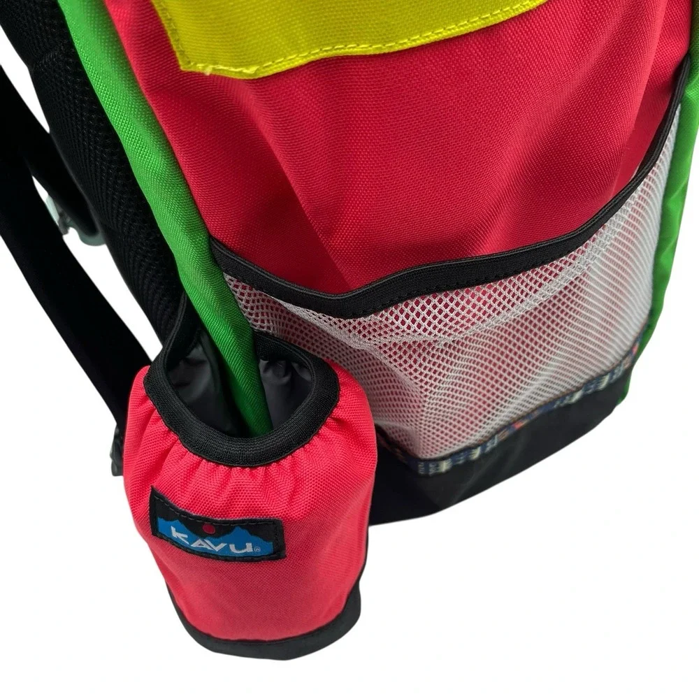 KAVU Pacific Rimshot Disc Golf Bag Padded Frisbee Holder Backpack - Carnival
